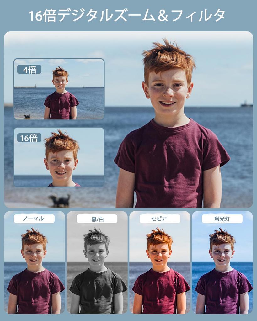 Lecran Digital 44 1080P Видео Авто АФ HD Изображение USB C Дюймовый IPS 32g Карта памяти Черная камера, Мегапиксели, Запись, Фокус, Функция, Камера,