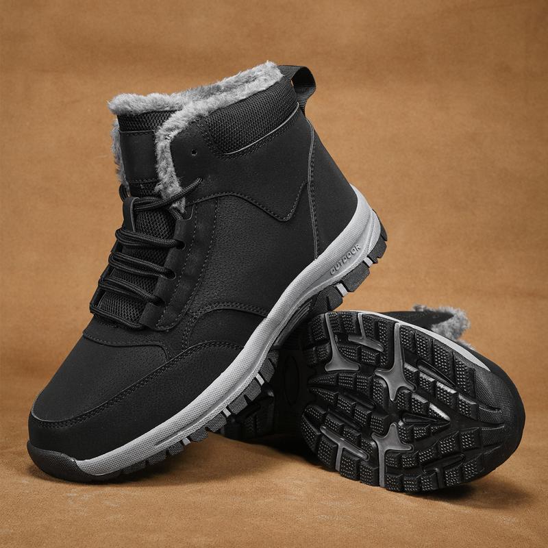 Новые мужские зимние ботинки на шнуровке, мужская обувь, дышащие зимние ботинки для мужчин, повседневная мужская обувь, водонепроницаемые ботильоны, обувь, рабочая обувь