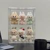 LABUBU Blind Box Desktop Display: Transparent Acrylic Storage Cabinet for Dustproof Figurine Presentation