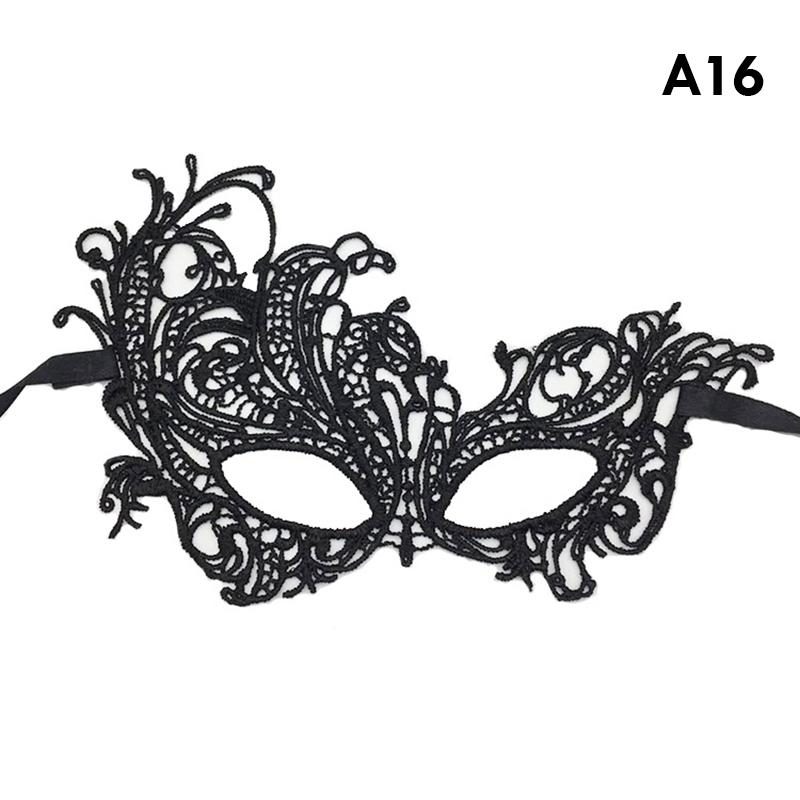 Черный сексуальный женский полый кружевной маскарад маска для лица вечерние принцессы косплей реквизит костюм ночной клуб королева половина лица маска для глаз