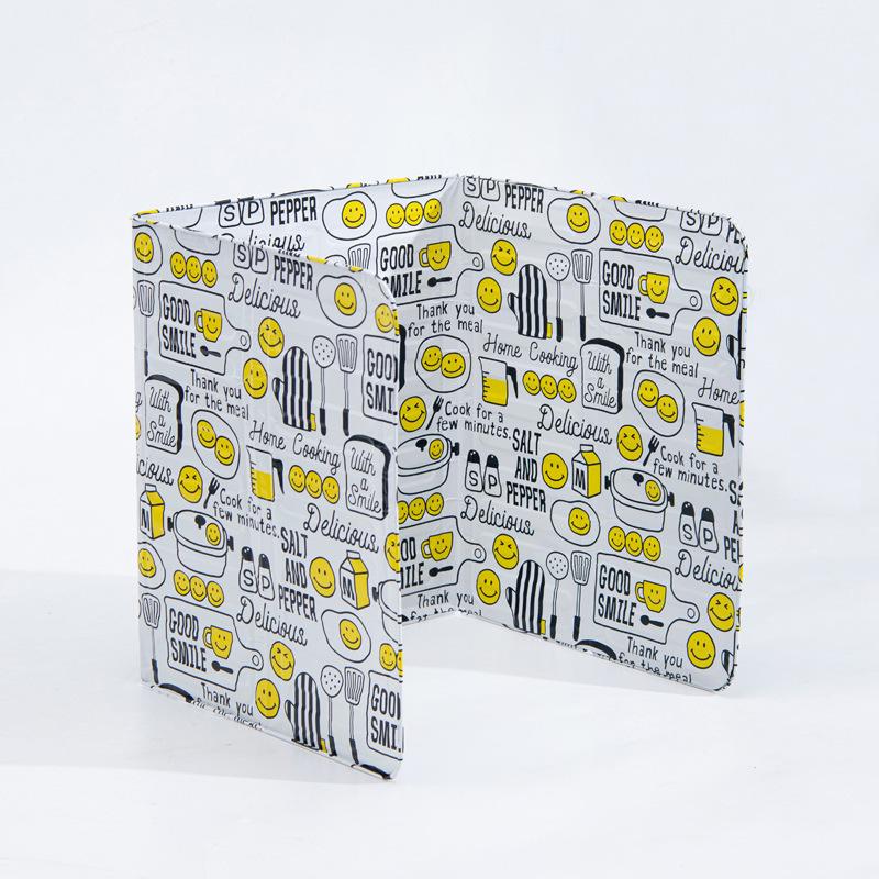 Foldable Heat-Resistant Aluminum Foil Oil Barrier Panel for Stovetop