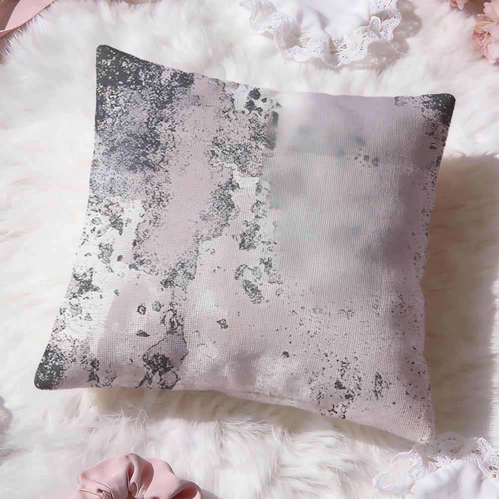 Ink Wash Texture Cushion Cover Premium Comfort Reversible Pillow Cove Two in One Design for Any Room Car Interior