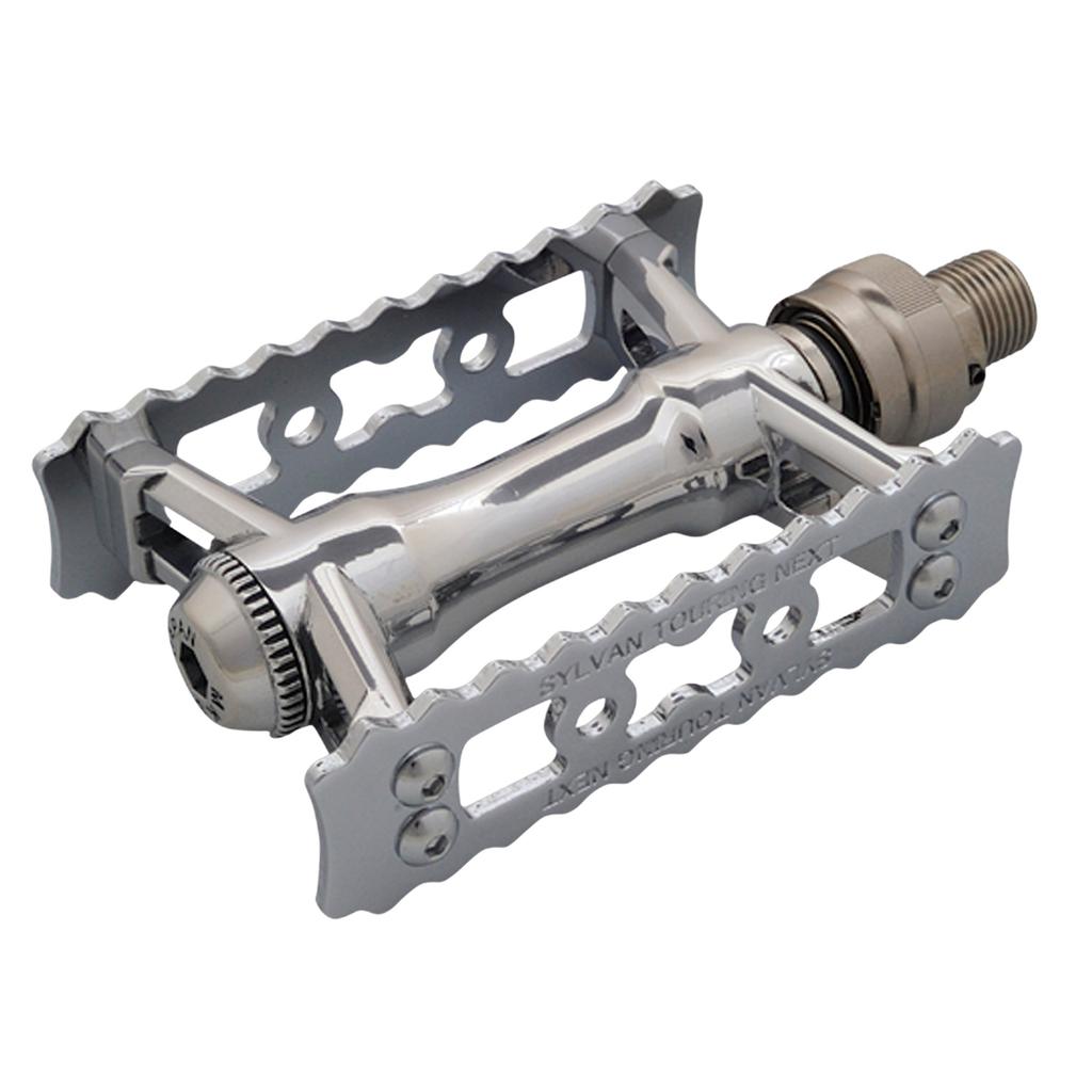 Велосипедная педаль Mikashima SYLVAN TOURING NEXT Ezy Superior Silver (МКС)