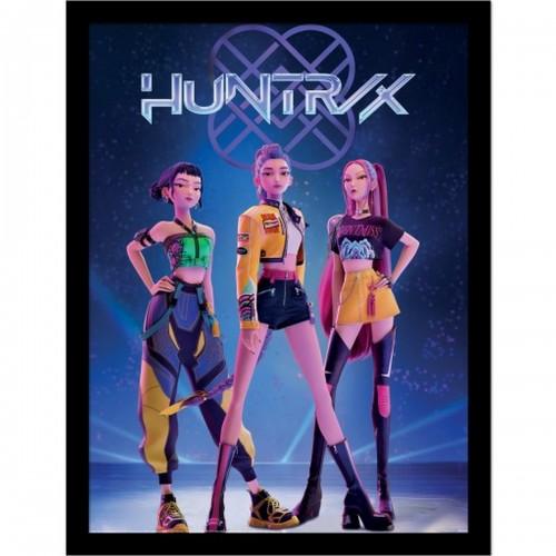 K-Pop Demon Hunters Huntr/X Framed Poster