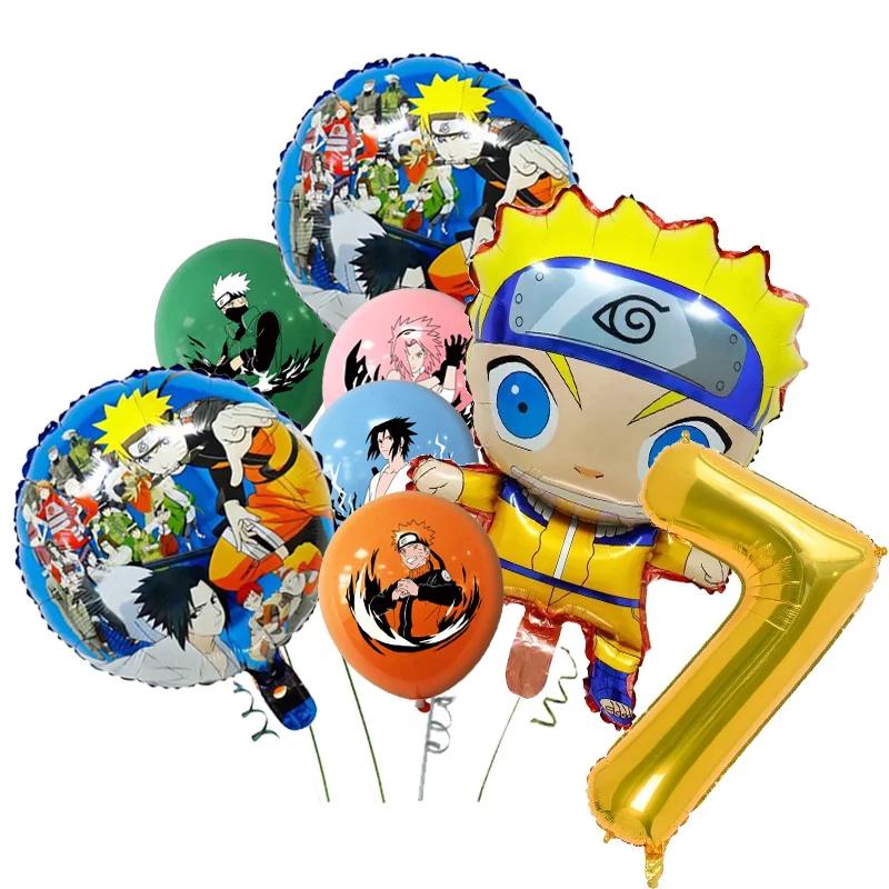 Наруто Декорации Мультяшные День Рождения Деко Повязка на Голову Подарки для Гостей Рюкзак Постер Одноразовая Посуда для Вечеринки Скатерть Тарелки Стаканы