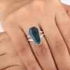 Swiss Blue Topaz Gemstone 925 Sterling Silver Jewelry Handmade Ring For Wedding RR-47-12