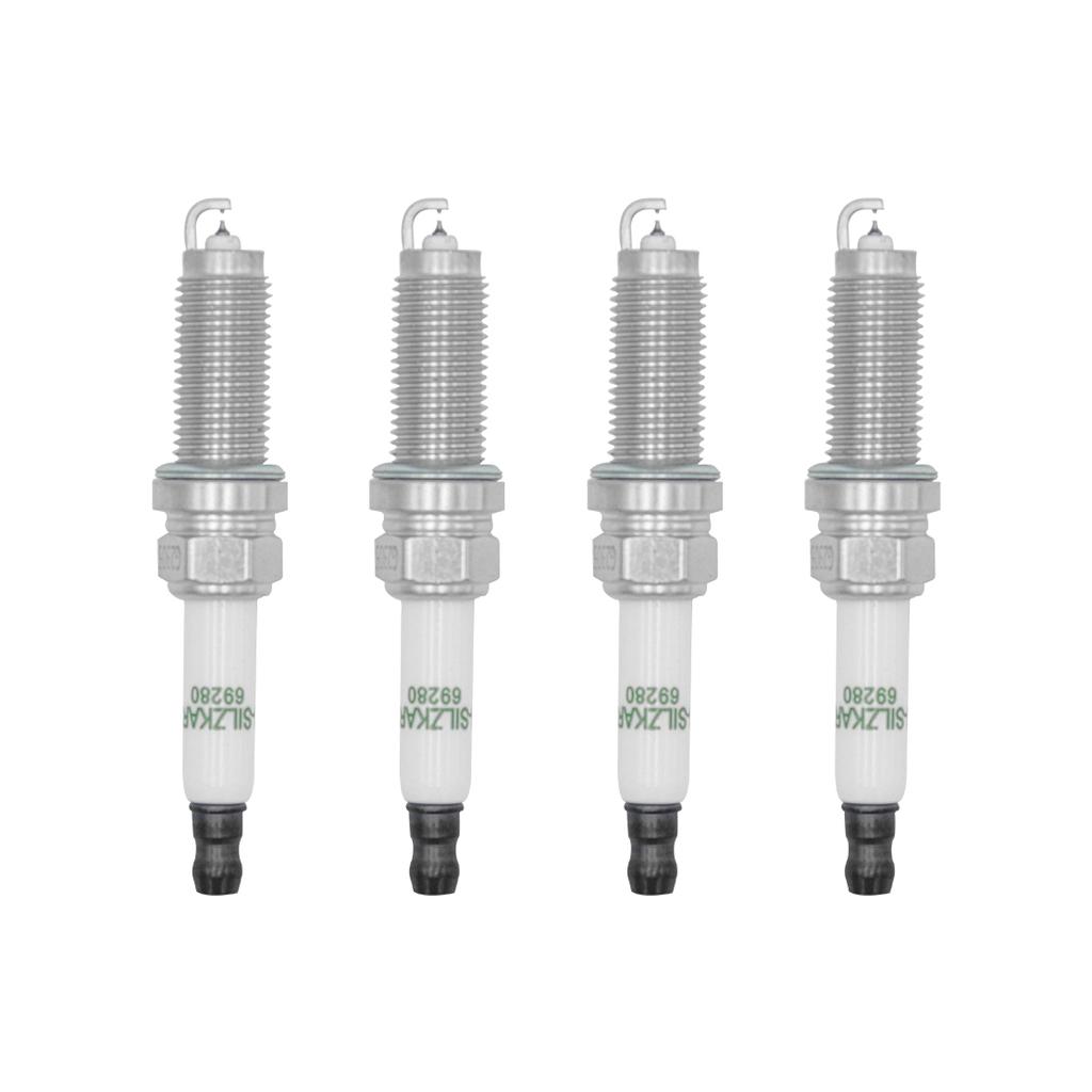 4pcs SILZKAR7E8S Double Iridium Spark Plugs for Jaguar and Land Rover 3.0T