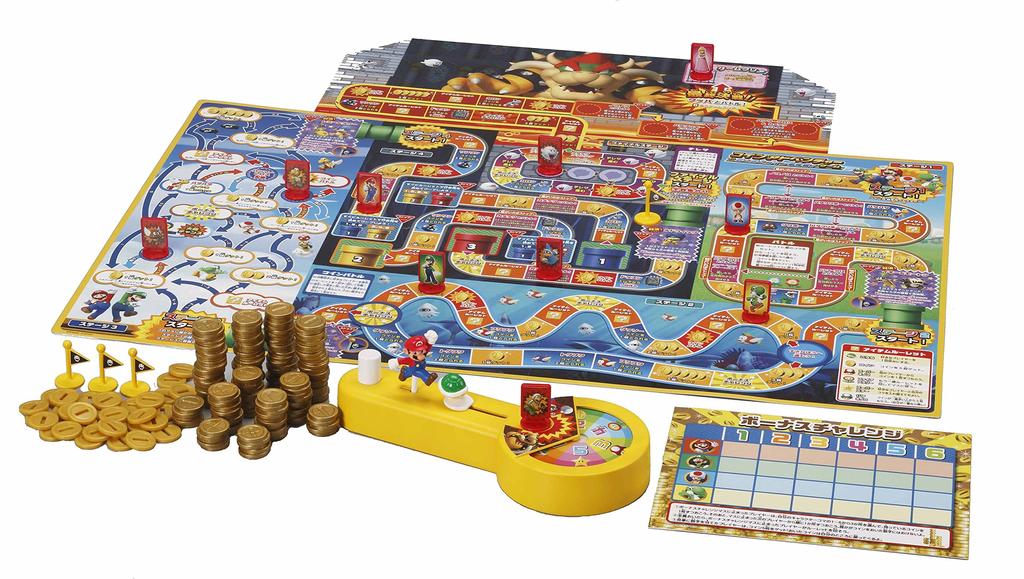 Epoch Приключенческая игра Super Mario Coin Adventure Battle for ST Mark Сертификация Возраст: от 6 лет Игрушка: от 2 до 4 монет EPOCH! Игроки