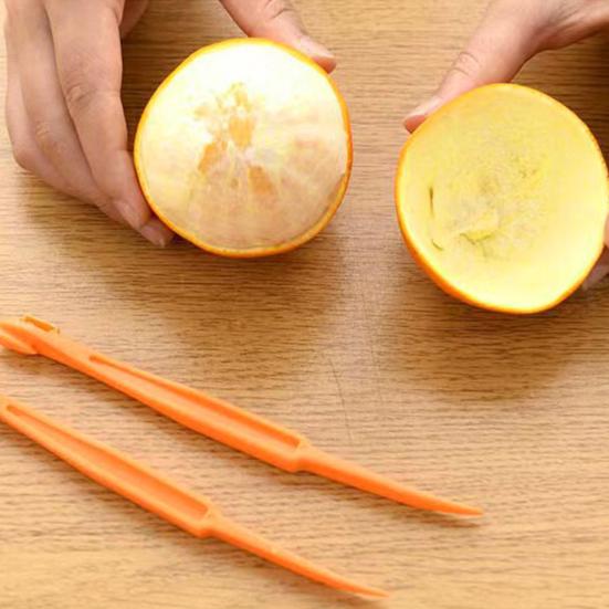 4 шт. Ручной апельсиновый нож, простой в использовании резак для цитрусовых, простая нарезка фруктов, приспособление для удаления лимонной цедры, кухонные гаджеты