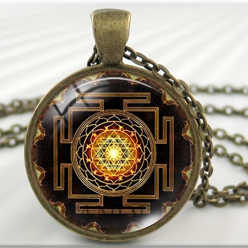 Священная шри-янтра-мандала, подвеска, буддийские украшения