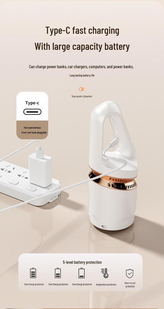 Wow Wireless Handheld Vacuum & Mop: High Suction, Small, Rechargeable, 2-in-1 for Home & Pet Hair.