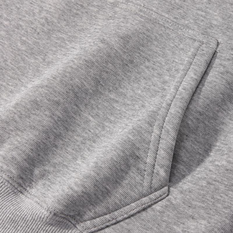 Men's Clothing Sweatshirt 420g Velvet Hooded Sweatshirt Men's Hoodie Solid Color Large Size Autumn and Winter Men Jacket