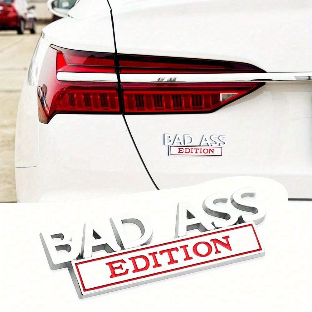 1PC Car 3D Emblem Sticker Badge Decal Auto Accessories for Tailgate Front Grille Hood Trunk Car Replacement Compatible with Motorcycle SUV Truck