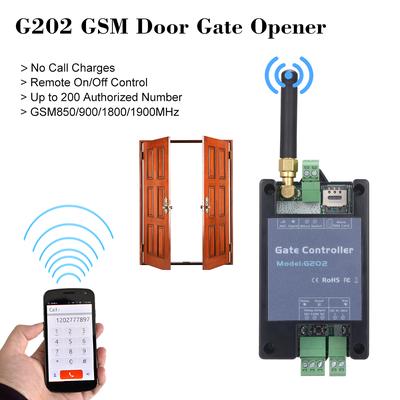 G202 GSM дверной открыватель ворот с дистанционным управлением включением/выключением реле дистанционного управления доступом к двери беспроводной открыватель дверей с бесплатным звонком SMS-команда 85