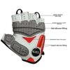 Guantes de ciclismo antideslizantes para bicicleta con almohadilla de gel para deportes al aire libre