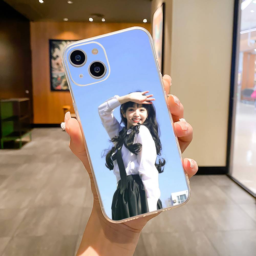 Чехол для телефона актрисы Тянь Сивэй для iPhone 17, 16, 15, 14, 13, 12, 11, Pro Max, 16/15/14 Plus Прозрачный чехол