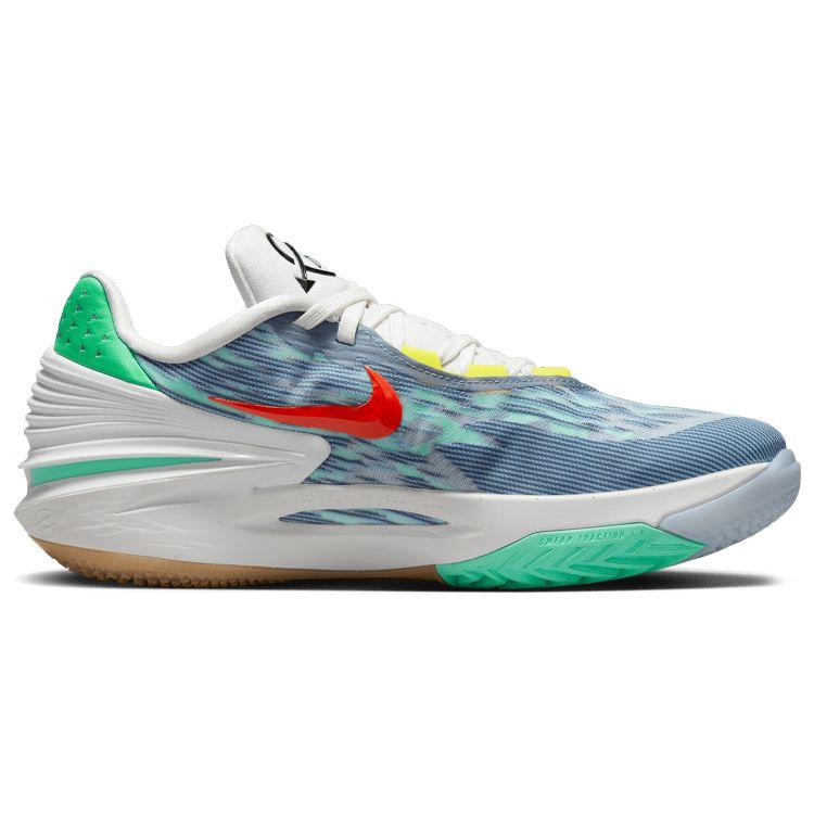 Nike Air Zoom GT Cut 2 EP Leche Blue Green Glow Кроссовки унисекс Ashen-Slate Green-Shock DJ6013-403