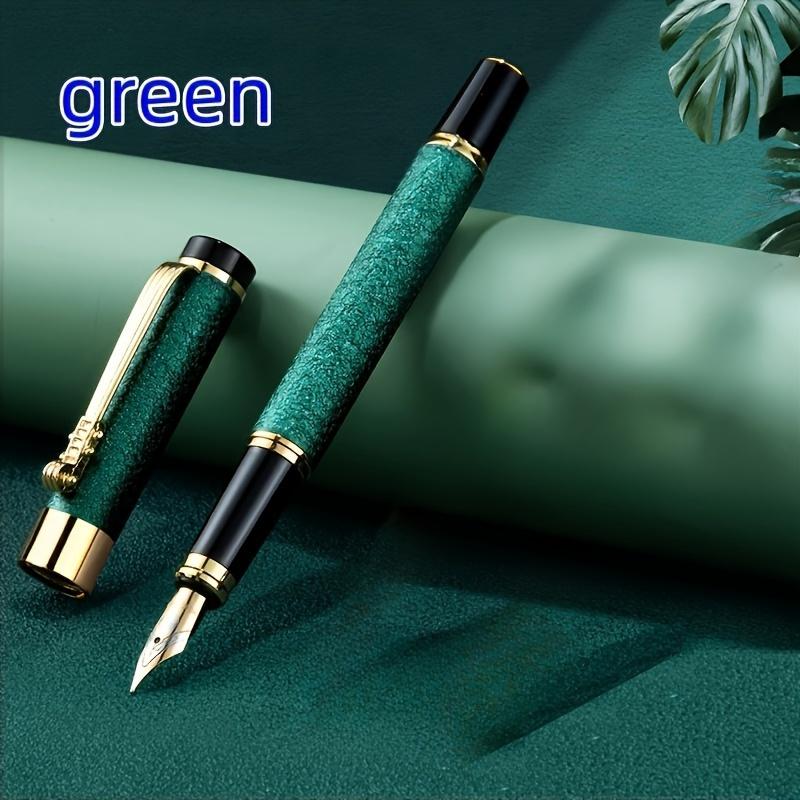 Роскошная высококачественная металлическая перьевая ручка, подходящая для плавного письма в каллиграфии и делового использования.