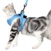 Adjustable Anti-Escape Small Pet Belt Kitten Harness Light Breathable Soft Pet Vest Wiring Harness Traction Belt Kitten Walking