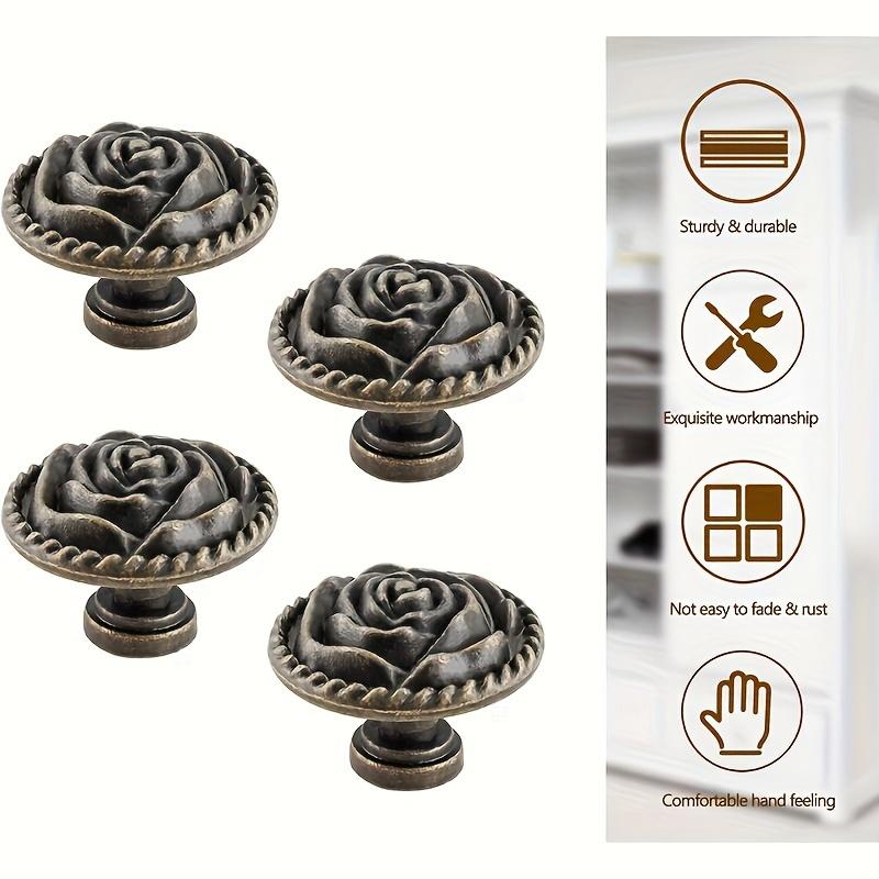 8pcs Vintage Drawer Pulls,Round Dresser Pulls,Drawer Knobs,Vintage Cabinet Knobs,1.22*0.94 Inches,For Nightstand,Cabinet,Drawer,Cabinet Pulls