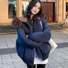 Winter Parka Coat Women Retro Short Jacket Hooded Outwear Korean Style Warm Cotton Padded Coat