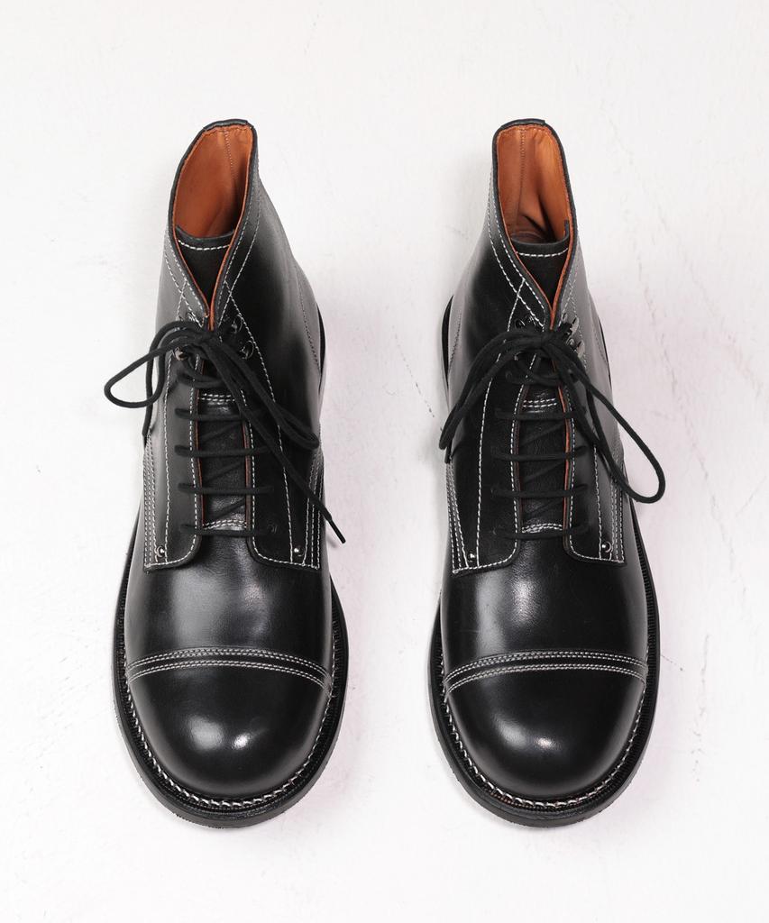 Brenowelt 606 Vegetable Black 6-Inch Work Boots Goodyear Welt [Oil]