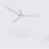 42 52 Inch Ceiling Fans No Light DC Motor Remote Control Cooling Fans Lamp Low Floor Ceiling Fan White wood Black Color FANS