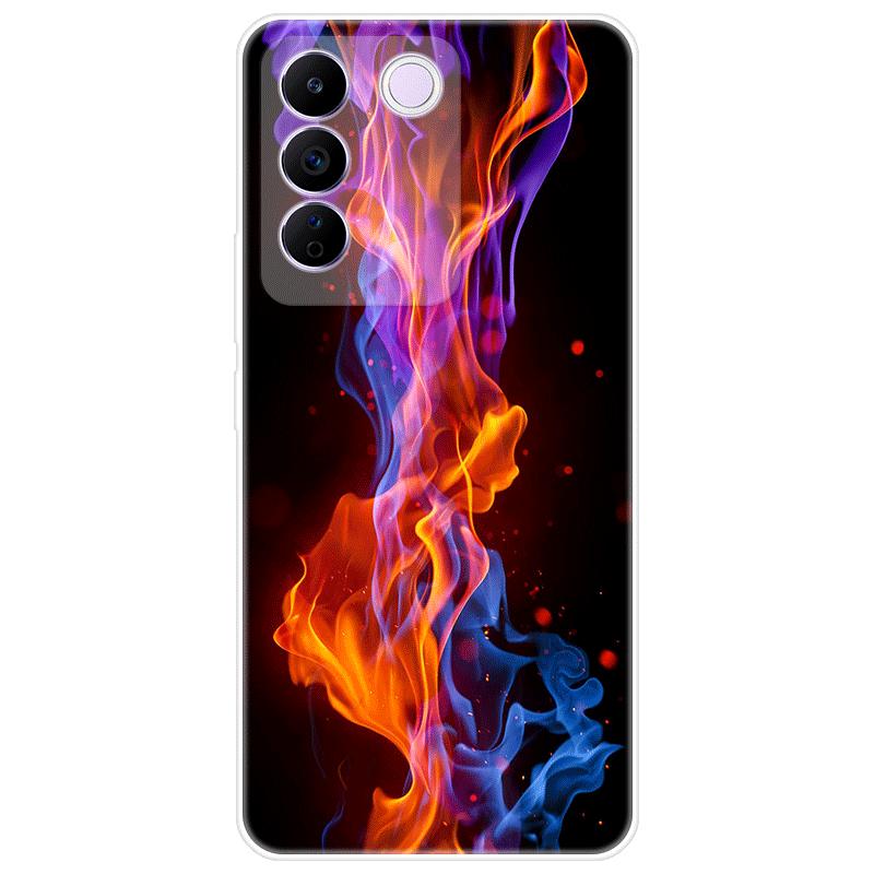 For Vivo V27e V 27e Case Soft Silicone Back Cover Cartoon Phone Case Diversification