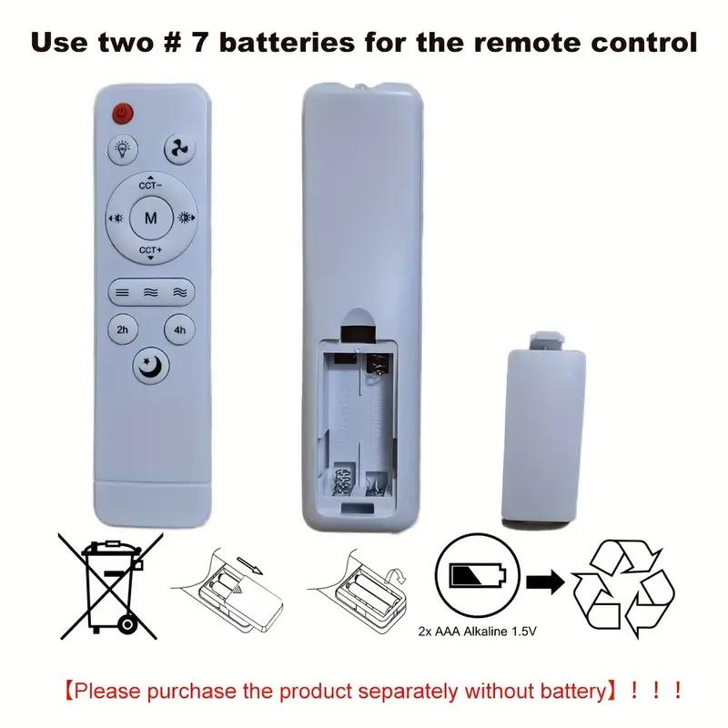 Потолочный вентилятор-светильник с лампочным цоколем E27, адаптером 120мм, потолочным патроном Е27 и пультом