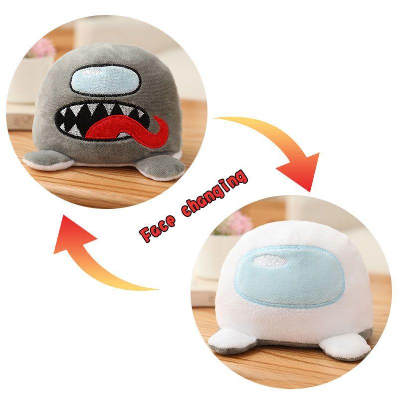 Reversible Side Double Stuffed Toy Kids Kawaii Animal Cute Plush Doll