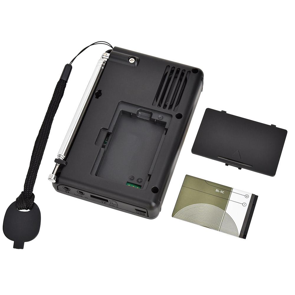 HRD-603 Портативное радио AM/FM/SW/BT/TF Карманное радио USB MP3 Цифровой рекордер Поддержка TF-карты