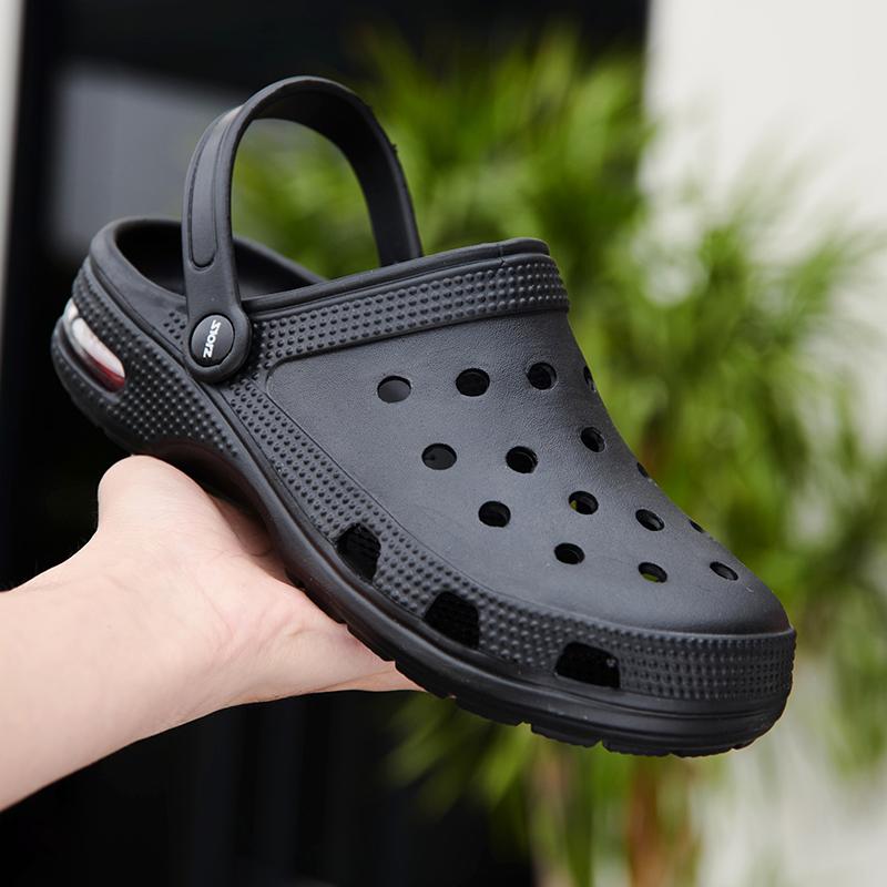 Summer Men's Plus Size Classic Closed Mule Clogs Men Flip Flops Garden Shoes Beach Slippers