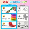Sensory Wristband Kit Fidget Toys Adults Sensory Silicone Stone Textured for Autism Kids Calming Down Fidget Stress Relief Toys