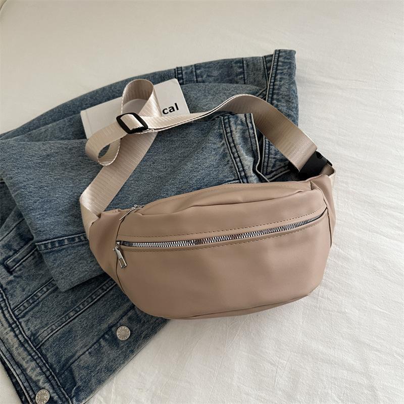 Нишевая поясная сумка повседневная простая наплечная сумка 2025 зима новая простая модная сумка-мессенджер нагрудная сумка трендовая спортивная сумка