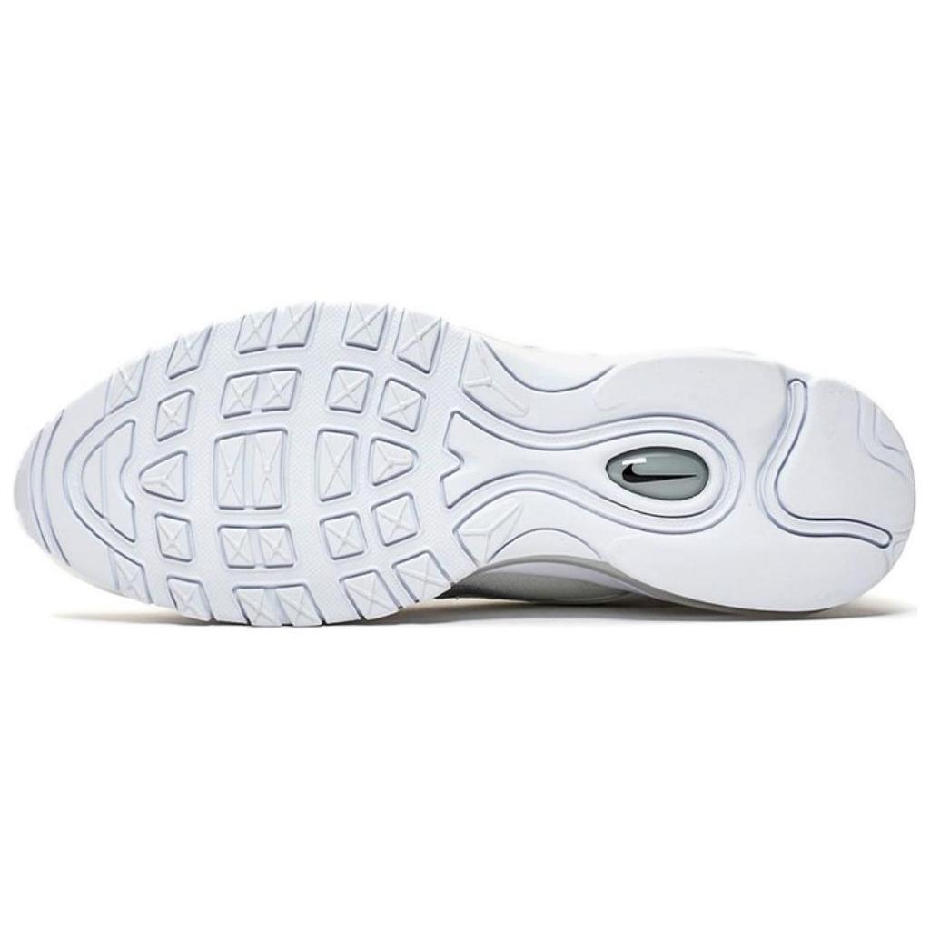 Nike Кроссовки Air Max 97 Устойчивые к истиранию Низкие Беговые Унисекс Белый Розовый Синий 921826-101(Команда252-)