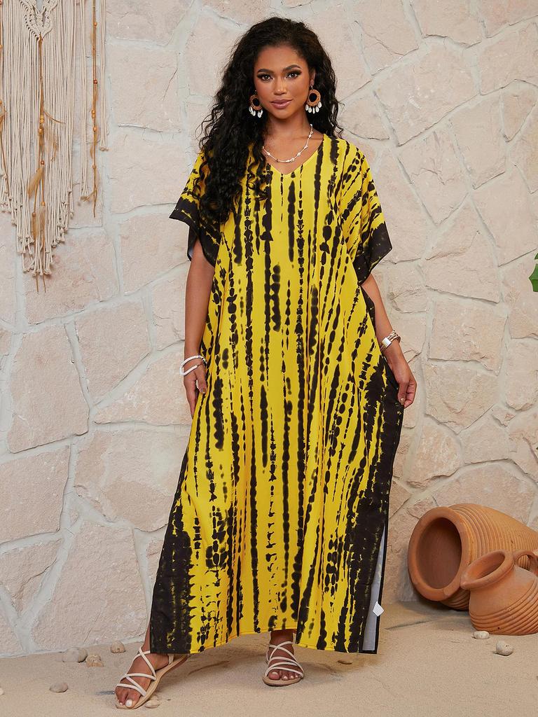 Европейский и американский быстросохнущий свободный пляжный халат - большой размер