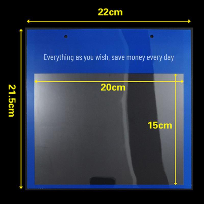 Прозрачный ПВХ рукав для полочных ценников для аптеки и магазина детских товаров
