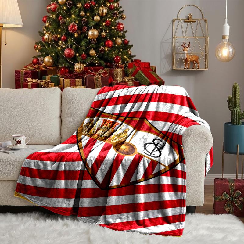 Sevi-lla Europa League Blanket Lightweight Ideal Bedding Blanket Perfect for Travel, Camping, Living Rooms, Offices, Sofas, Fan Christmas gift