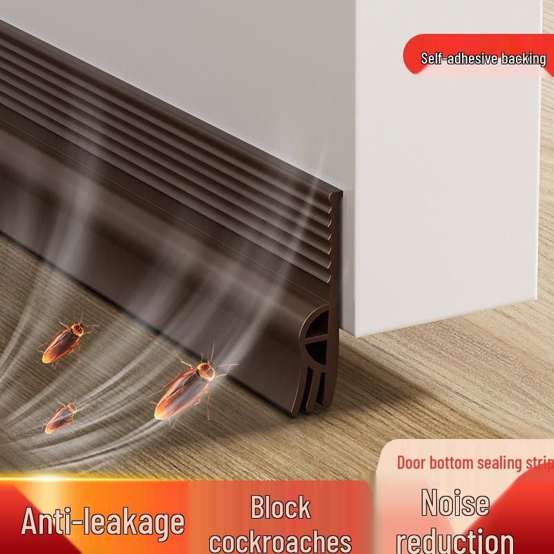 Winter Windproof Silicone Door Bottom Seal Strip for Sound Insulation and Draft Blocking