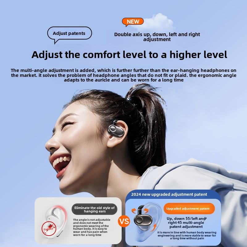 Bluetooth-наушники OWS Earless Wireless сверхдолгоиграющие спортивные шумоподавляющие наушники