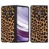 Чехол из искусственной кожи для ПК с леопардовым узором для Huawei Mate X5