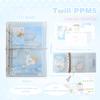 Portable Mini Binder Notebook Planner Yearly Daily Weekly Agenda Book Cartoon Loose-Leaf Notebook Aesthetic Hand Account