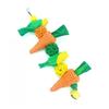 Carrot Shape Rattan Parrot Toy Handwoven Rabbit Teething Toys New Birds Chew Toy  Pet Accessories