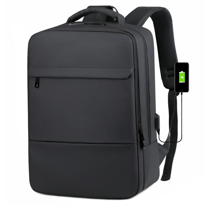 Trendy Business Bag USB Charging School Bag Travel Waterproof Laptop Bag Backpack Backpack