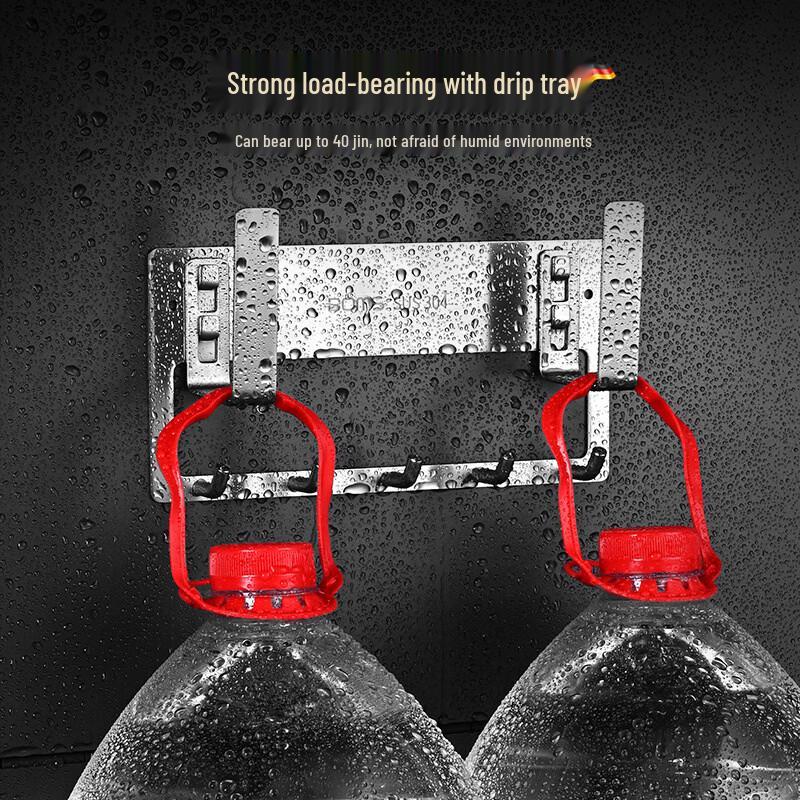 Wall-Mounted Cutting Board Rack with Drain Tray