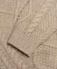 Edeunbeoleokeulleob Aran Crew-Neck Sweater (Beige)