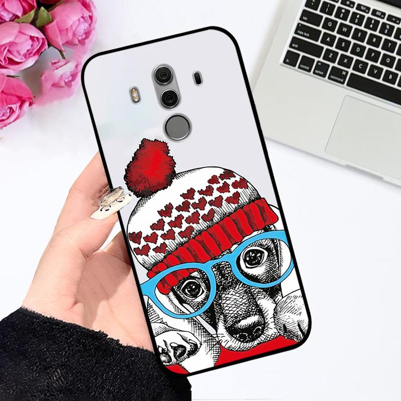 Чехол для Mate 10 Pro Mate10 ТПУ Мягкий Силиконовый Чехол для Телефона Для Huawei Mate 10 Lite Модный Ударопрочный Funda Nova 2i Бампер Милый