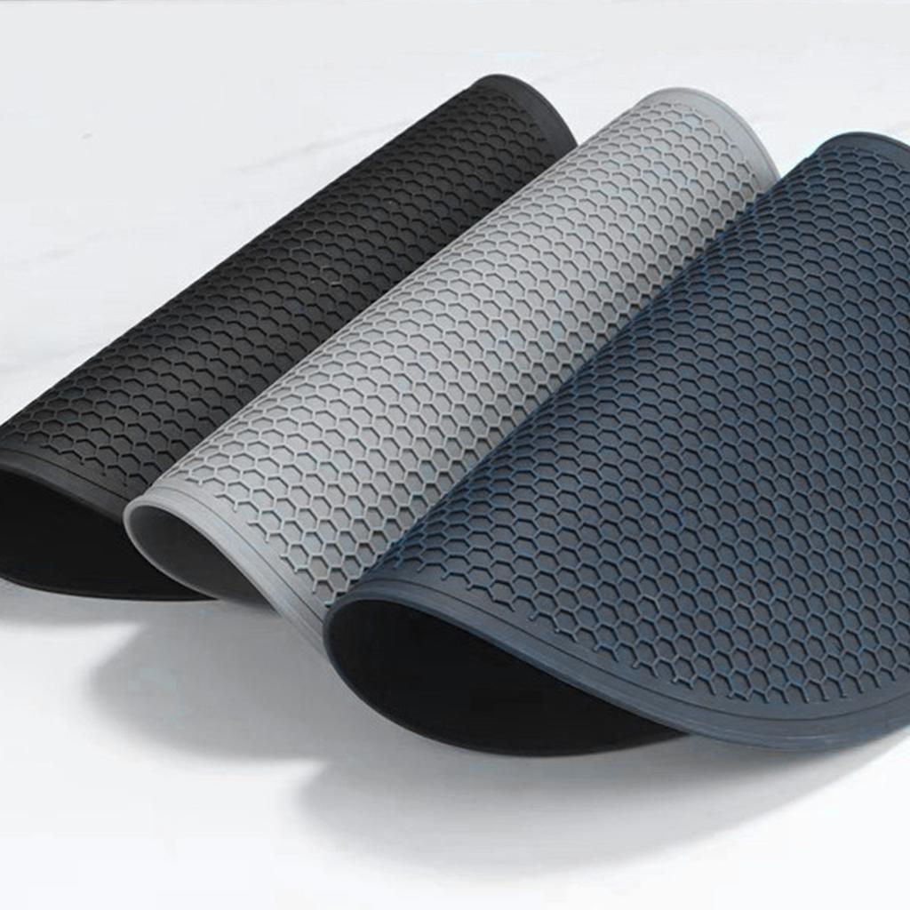 Силиконовые односторонние и двухсторонние подставки под приборы с сотовым узором, бытовые коврики для кухонного стола, силиконовые изоляционные коврики