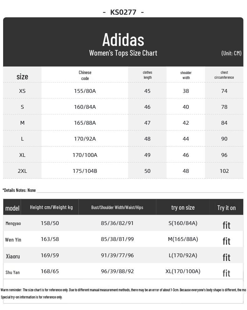 adidas Женская летняя футболка для повседневной носки