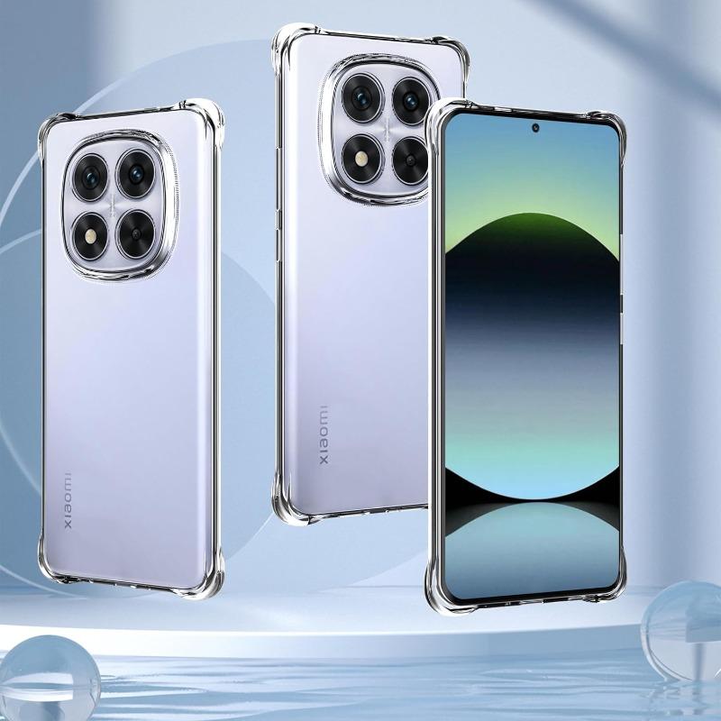Чехол для Redmi Note 14 Pro 5G Pro+ Plus / Redmi Note 13 Pro+ Plus Защитная крышка Четыре угла Ударопрочный бампер Coque Fundas